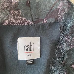 Print blouse, CAbi, medium